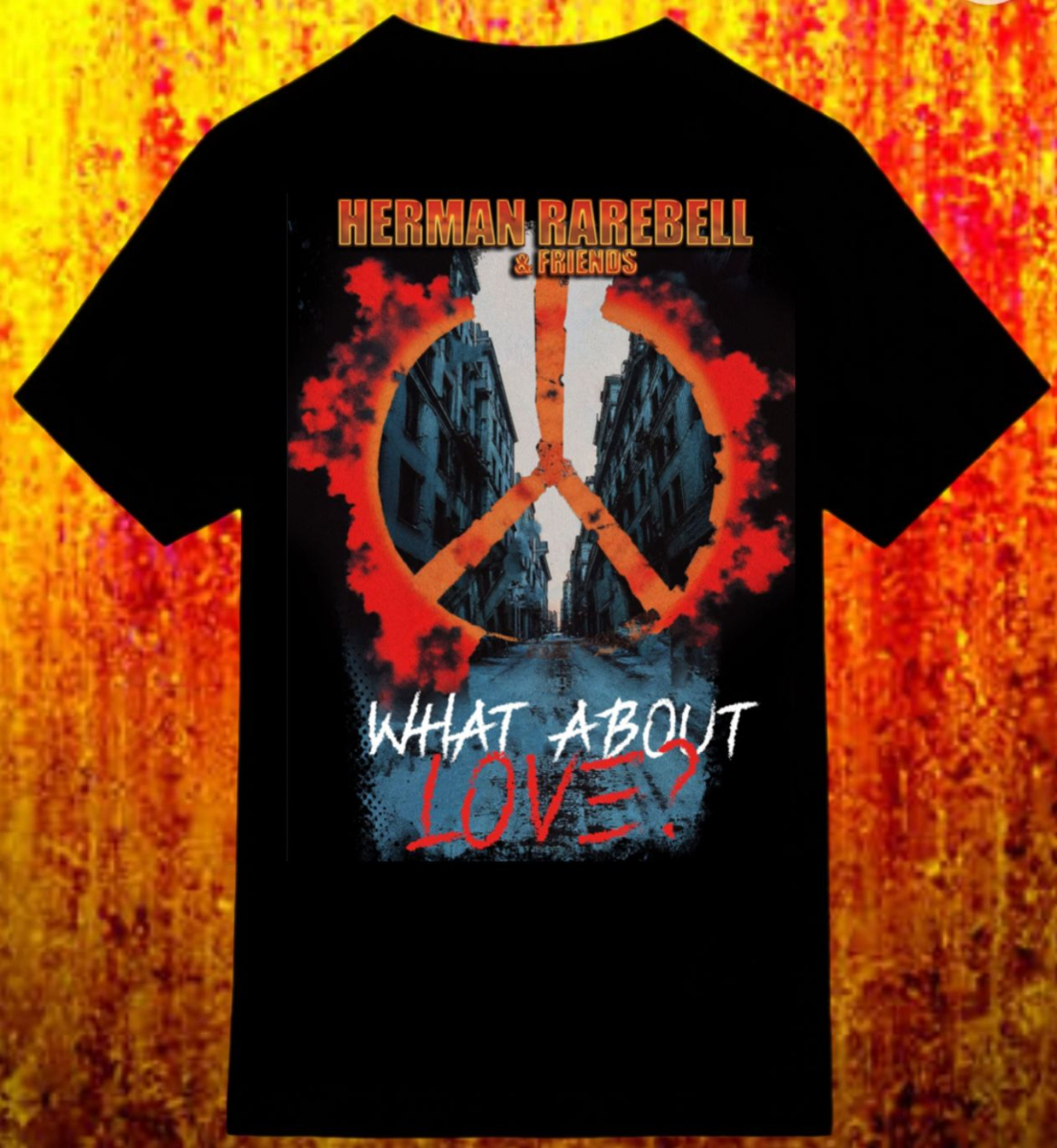 T-Shirt "Herman Rarebell & Friends: "Peace "